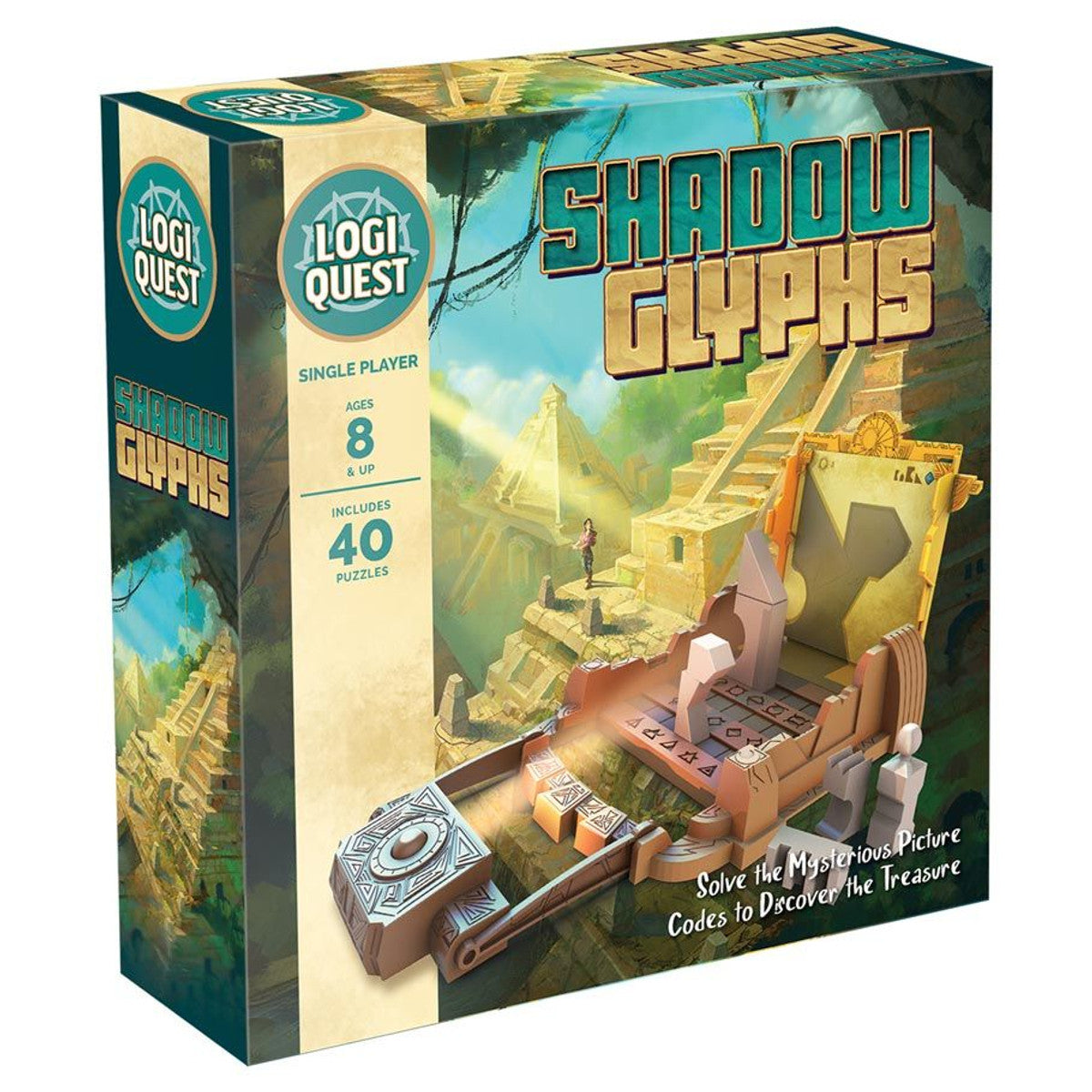 Little Shop of Magic's LogiQuest Shadow Glyphs Logic Puzzle Board Game ...