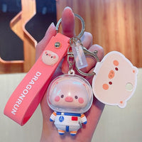 Astro Pig Keychain - The Mage's Emporium Kore Kawaii Kore Kawaii Shopify Collective Used English Japanese Style Comic Book