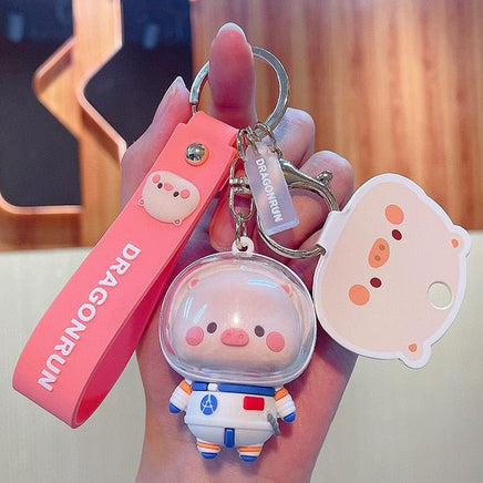 Astro Pig Keychain - The Mage's Emporium Kore Kawaii Kore Kawaii Shopify Collective Used English Japanese Style Comic Book