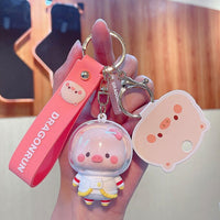Astro Pig Keychain - The Mage's Emporium Kore Kawaii Kore Kawaii Shopify Collective Used English Japanese Style Comic Book
