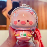 Astro Pig Keychain - The Mage's Emporium Kore Kawaii Kore Kawaii Shopify Collective Used English Japanese Style Comic Book