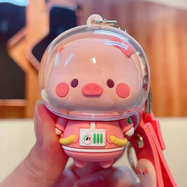Astro Pig Keychain - The Mage's Emporium Kore Kawaii Kore Kawaii Shopify Collective Used English Japanese Style Comic Book