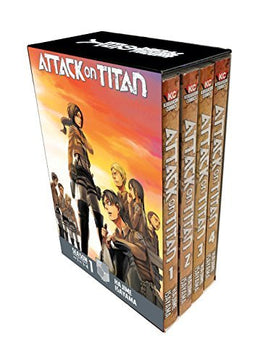 Attack on Titan Box Set Vol 1-4 - The Mage's Emporium Kodansha 2405 alltags description Used English Manga Japanese Style Comic Book