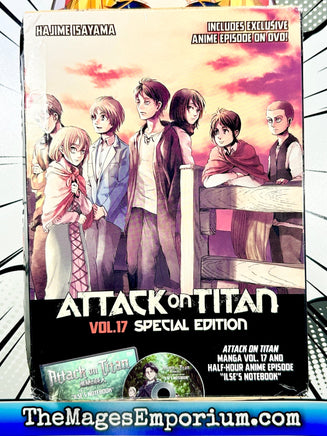 Attack on Titan Special Edition Vol 17 with Box and Sealed DVD - The Mage's Emporium Kodansha 2407 UPDATEMETA Used English Manga Japanese Style Comic Book