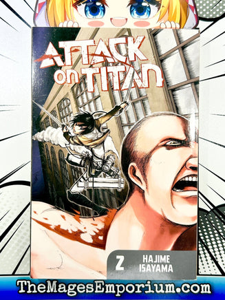 Attack on Titan Vol 2 - The Mage's Emporium Kodansha 2407 BackInStock Used English Manga Japanese Style Comic Book