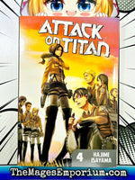 Attack on Titan Vol 4 - The Mage's Emporium Kodansha 2407 BackInStock Used English Manga Japanese Style Comic Book