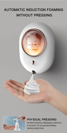 Automatic Cat Foam Soap Dispenser - The Mage's Emporium Kore Kawaii Kore Kawaii Shopify Collective Used English Japanese Style Comic Book