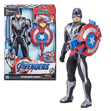 Avengers: Endgame Titan Hero Power FX Captain America 12 - Inch Action Figure - The Mage's Emporium ToyShnip Shopify Collective ToyShnip Used English Toys & Games Japanese Style Comic Book