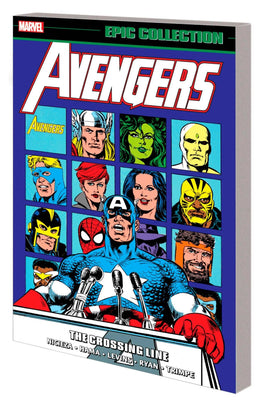 AVENGERS EPIC COLLECTION TP THE CROSSING LINE - The Mage's Emporium The Multiverse Shopify Collective The Multiverse Used English Graphic Novels Japanese Style Comic Book