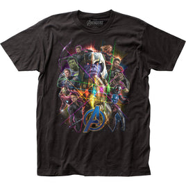 Marvel Avengers Endgame Movie Poster Black T-Shirt