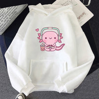 Axolotl Gamer Hoodie - The Mage's Emporium Kore Kawaii Kore Kawaii Shopify Collective Used English Japanese Style Comic Book