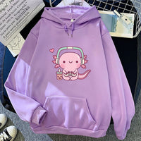 Axolotl Gamer Hoodie - The Mage's Emporium Kore Kawaii Kore Kawaii Shopify Collective Used English Japanese Style Comic Book