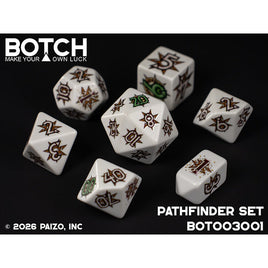 7 Piece Die Set Botch Dice: Pathfinder