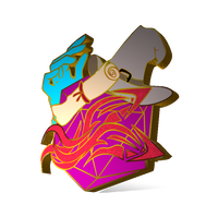 Dungeons & Dragons Role: Wizard Enamel Pin