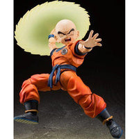 Bandai Dragon Ball Z Krillin Earth's Strongest Man S.H.Figuarts Action Figure - The Mage's Emporium ToyShnip Shopify Collective ToyShnip Used English Action & Toy Figures Japanese Style Comic Book