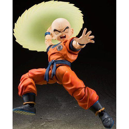 Bandai Dragon Ball Z Krillin Earth's Strongest Man S.H.Figuarts Action Figure - The Mage's Emporium ToyShnip Shopify Collective ToyShnip Used English Action & Toy Figures Japanese Style Comic Book