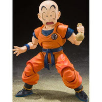 Bandai Dragon Ball Z Krillin Earth's Strongest Man S.H.Figuarts Action Figure - The Mage's Emporium ToyShnip Shopify Collective ToyShnip Used English Action & Toy Figures Japanese Style Comic Book