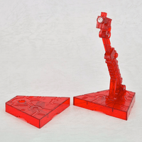 Bandai Spirits: 1/144 Red (Sparkle Clear) Action Base 2 Display Stand - The Mage's Emporium Shumi Toys & Gifts Shopify Collective Shumi Toys & Gifts Used English Plastic Model Kits Japanese Style Comic Book