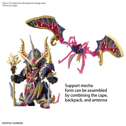 Bandai Spirits: Gundam SDW Heroes: The Legend of Dragon Knight - Warlock Aegis Gundam Model Kit #24 - The Mage's Emporium Shumi Toys & Gifts Shopify Collective Shumi Toys & Gifts Used English Plastic Model Kits Japanese Style Comic Book