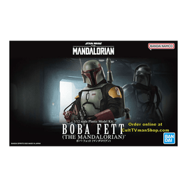 Bandai Spirits: Star Wars - Boba Fett (The Mandalorian Ver.) 1/12 Scale Model Kit - The Mage's Emporium Shumi Toys & Gifts Shopify Collective Shumi Toys & Gifts Used English 1/12 Scale Figure Japanese Style Comic Book
