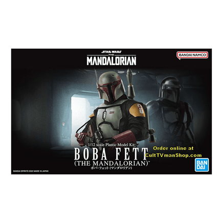 Bandai Spirits: Star Wars - Boba Fett (The Mandalorian Ver.) 1/12 Scale Model Kit - The Mage's Emporium Shumi Toys & Gifts Shopify Collective Shumi Toys & Gifts Used English 1/12 Scale Figure Japanese Style Comic Book