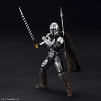 Bandai Spirits: Star Wars: Mandalorian - The Mandalorian Beskar Armor (Silver Coating Ver.) 1/12 Scale Model Kit - The Mage's Emporium Shumi Toys & Gifts Shopify Collective Shumi Toys & Gifts Used English 1/12 Scale Figure Japanese Style Comic Book