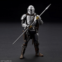 Bandai Spirits: Star Wars: Mandalorian - The Mandalorian Beskar Armor (Silver Coating Ver.) 1/12 Scale Model Kit - The Mage's Emporium Shumi Toys & Gifts Shopify Collective Shumi Toys & Gifts Used English 1/12 Scale Figure Japanese Style Comic Book
