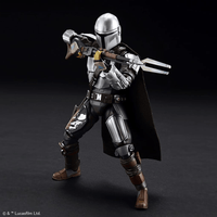 Bandai Spirits: Star Wars: Mandalorian - The Mandalorian Beskar Armor (Silver Coating Ver.) 1/12 Scale Model Kit - The Mage's Emporium Shumi Toys & Gifts Shopify Collective Shumi Toys & Gifts Used English 1/12 Scale Figure Japanese Style Comic Book