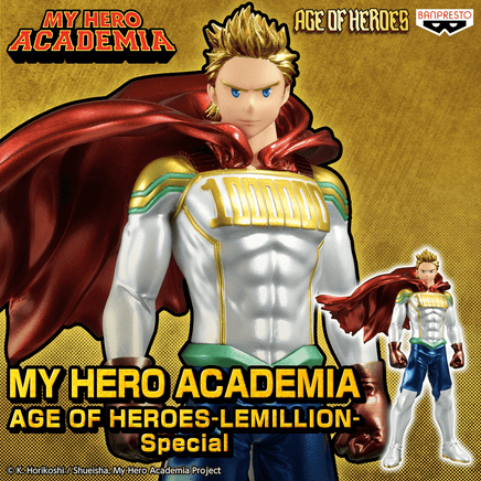 Banpresto: My Hero Academia Age of Heroes - Lemillion (Special Ver.) Figure - The Mage's Emporium Shumi Toys & Gifts Shopify Collective Shumi Toys & Gifts Used English Prize Japanese Style Comic Book