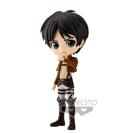 Banpresto Q Posket: Attack on Titan - Eren Yeager (Ver. A) - The Mage's Emporium Shumi Toys & Gifts Shopify Collective Shumi Toys & Gifts Used English Q Posket Japanese Style Comic Book