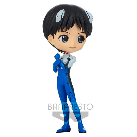 Banpresto Q Posket: Rebuild of Evangelion - Shinji Ikari Plugsuit Style (Ver.A) - The Mage's Emporium Shumi Toys & Gifts Shopify Collective Shumi Toys & Gifts Used English Q Posket Japanese Style Comic Book