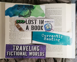 Basic Bookish watercolor Bookmarks - The Mage's Emporium White Rose Books & More Shopify Collective White Rose Books & More Used English Japanese Style Comic Book