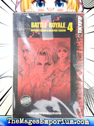 Battle Royale Vol 4 - The Mage's Emporium Tokyopop outofstock Used English Manga Japanese Style Comic Book