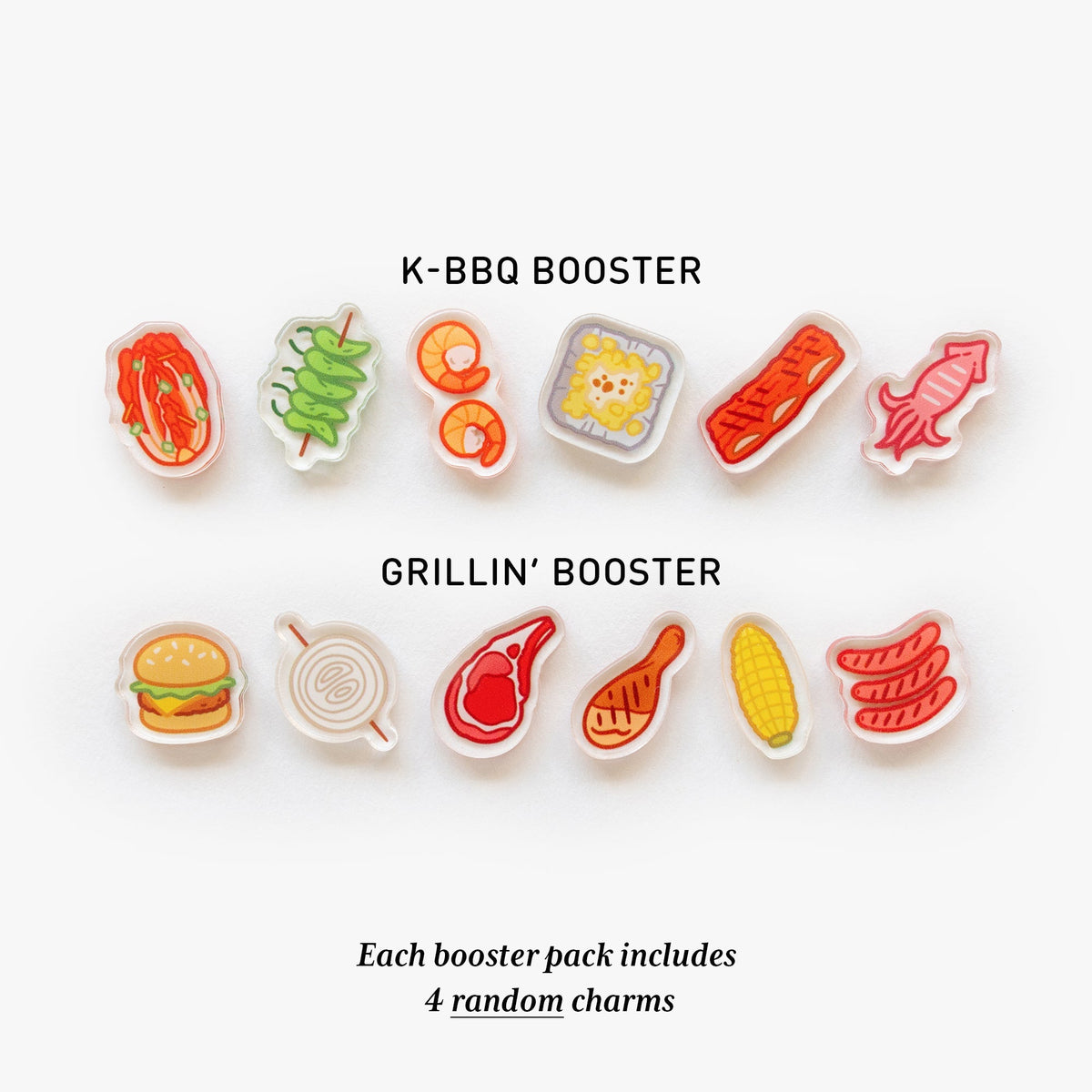 Geoffrey Siu Art LLC's BBQ Grill Fillable Keychain Charms Blind| The ...