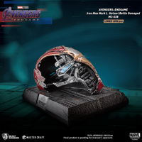 Beast Kingdom: Avengers: Endgame - Master Craft Iron Man Mark L Helmet (Battle Damaged) MC - 038 - The Mage's Emporium Shumi Toys & Gifts Shopify Collective Shumi Toys & Gifts Used English Master Craft Japanese Style Comic Book