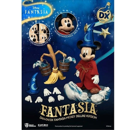 Beast Kingdom Disney Fantasia DAH - 041DX Dynamic 8 - Ction Mickey Deluxe Version - The Mage's Emporium ToyShnip Shopify Collective ToyShnip Used English Toys & Games Japanese Style Comic Book