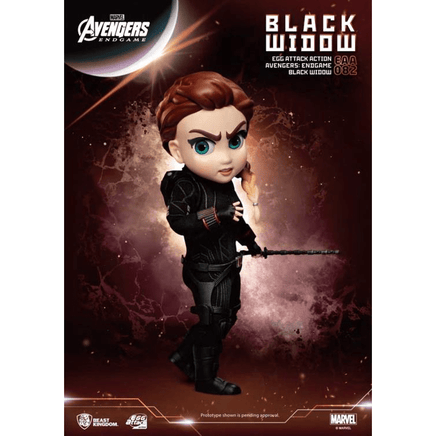 Beast Kingdom: Marvel: Avengers - EAA - 082 Endgame Black Widow Egg Attack Action Figure - The Mage's Emporium Shumi Toys & Gifts Shopify Collective Shumi Toys & Gifts Used English Mini Egg Attack Japanese Style Comic Book