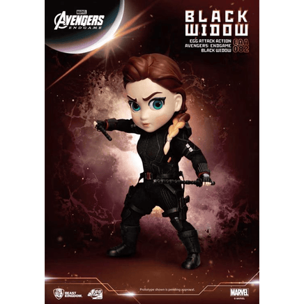 Beast Kingdom: Marvel: Avengers - EAA - 082 Endgame Black Widow Egg Attack Action Figure - The Mage's Emporium Shumi Toys & Gifts Shopify Collective Shumi Toys & Gifts Used English Mini Egg Attack Japanese Style Comic Book