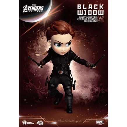 Beast Kingdom: Marvel: Avengers - EAA - 082 Endgame Black Widow Egg Attack Action Figure - The Mage's Emporium Shumi Toys & Gifts Shopify Collective Shumi Toys & Gifts Used English Mini Egg Attack Japanese Style Comic Book