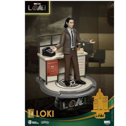 Beast Kingdom Marvel DS - 084 Loki D - Stage 6 - Inch Statue - The Mage's Emporium ToyShnip Shopify Collective ToyShnip Used English Toys & Games Japanese Style Comic Book