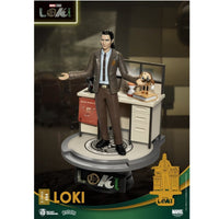 Beast Kingdom Marvel DS - 084 Loki D - Stage 6 - Inch Statue - The Mage's Emporium ToyShnip Shopify Collective ToyShnip Used English Toys & Games Japanese Style Comic Book