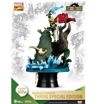 Beast Kingdom SDCC 2022 Marvel Comics DS - 107SP Throg Special Edition D - Stage 6 - Inch Statue - The Mage's Emporium ToyShnip Shopify Collective ToyShnip Used English Toys & Games Japanese Style Comic Book