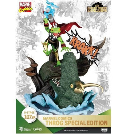 Beast Kingdom SDCC 2022 Marvel Comics DS - 107SP Throg Special Edition D - Stage 6 - Inch Statue - The Mage's Emporium ToyShnip Shopify Collective ToyShnip Used English Toys & Games Japanese Style Comic Book