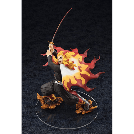 Bellfine: Demon Slayer: Kimetsu no Yaiba - Kyojuro Rengoku 1/8 Scale Figure - The Mage's Emporium Shumi Toys & Gifts Shopify Collective Shumi Toys & Gifts Used English 1/8 Scale Figure Japanese Style Comic Book