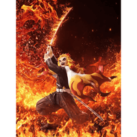Bellfine: Demon Slayer: Kimetsu no Yaiba - Kyojuro Rengoku 1/8 Scale Figure - The Mage's Emporium Shumi Toys & Gifts Shopify Collective Shumi Toys & Gifts Used English 1/8 Scale Figure Japanese Style Comic Book