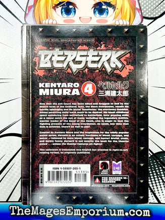 Berserk Vol 4 - The Mage's Emporium Dark Horse 2404 bis3 copydes Used English Manga Japanese Style Comic Book
