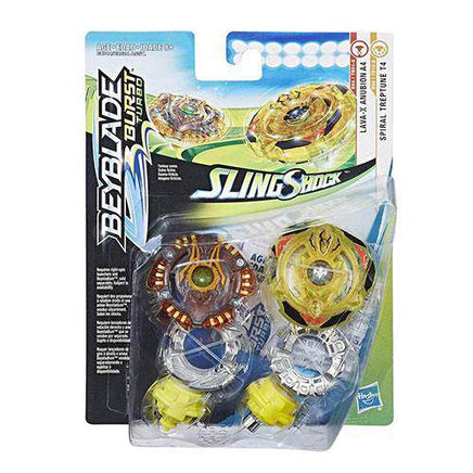 Beyblade Burst Turbo Slingshock Dual Pack - Choose your Beyblade - The Mage's Emporium ToyShnip Shopify Collective ToyShnip Used English Toys & Games Japanese Style Comic Book