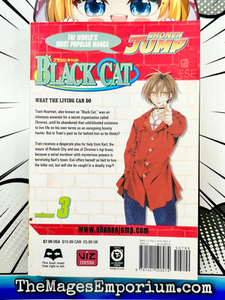 Black Cat Vol 3 - The Mage's Emporium Viz Media 2409 BackInStock Used English Manga Japanese Style Comic Book