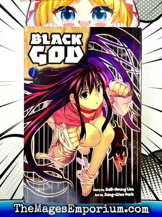 Black God Vol 1 - The Mage's Emporium Yen Press 2410 BackInStock Used English Manga Japanese Style Comic Book