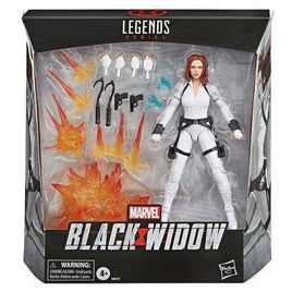 Black Widow Marvel Legends 6 - Inch Deluxe White Costume Action Figure with Stand - The Mage's Emporium ToyShnip Shopify Collective ToyShnip Used English Toys & Games Japanese Style Comic Book